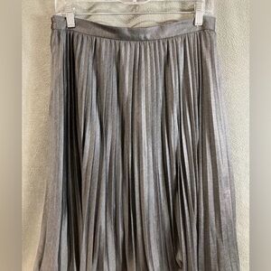 Moschino Gray Pleated Skirt